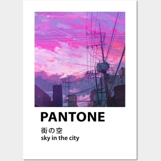 Anime Aesthetic Pantone Posters and Art